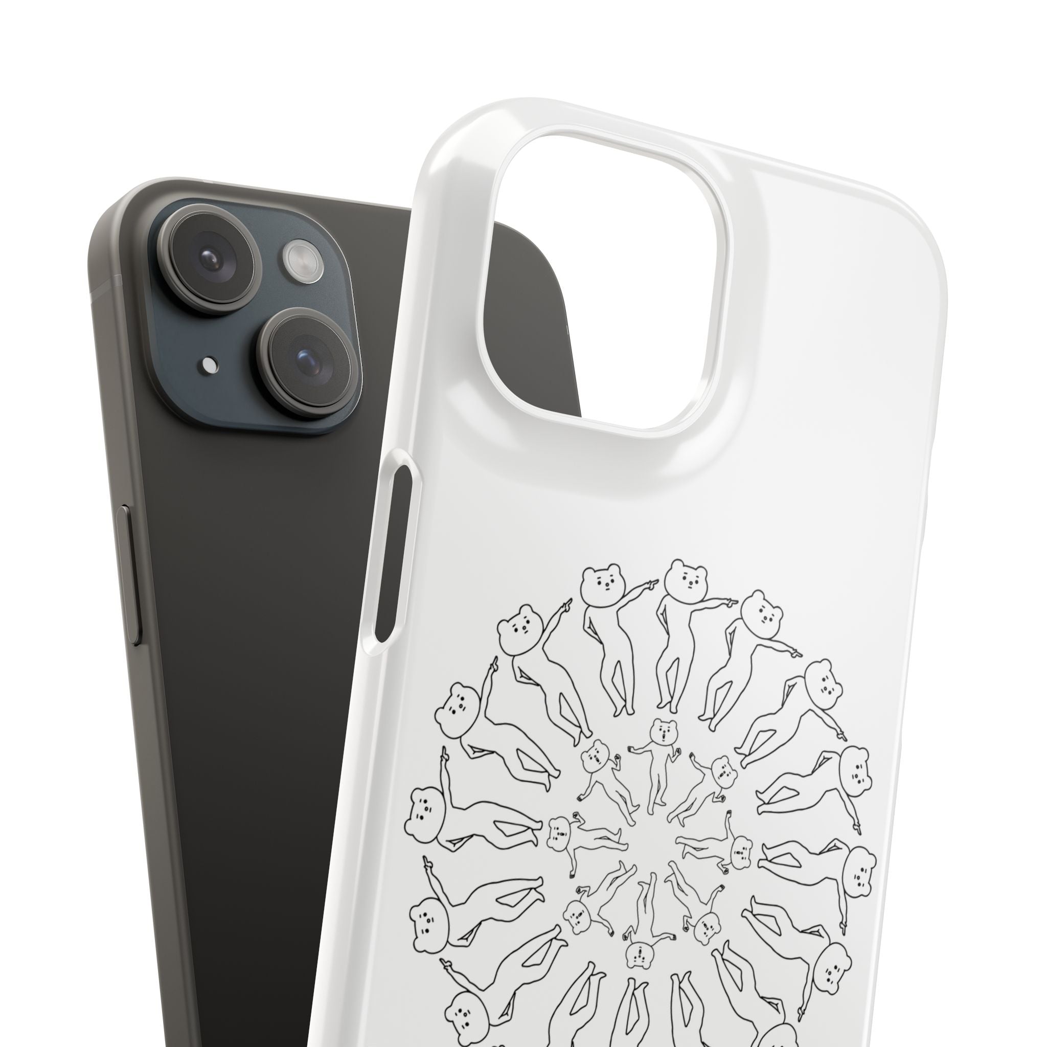 Betakkuma Swirl Pattern Phone Case